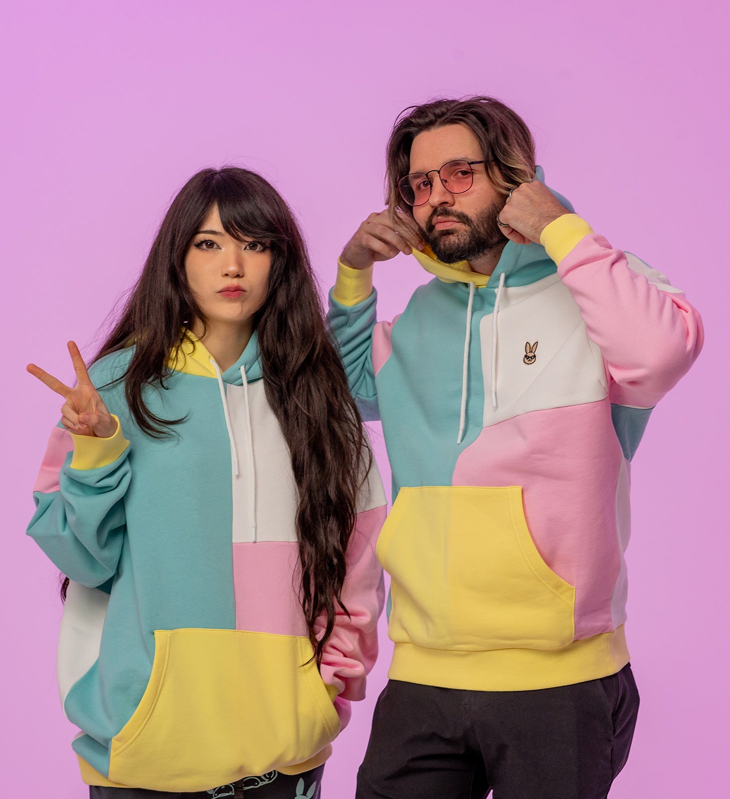 Emiru Color Block Hoodie Pastel – OTK Network